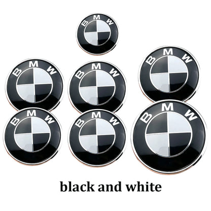7Pcs Car Hood Front Rear Trunk Emblem For BMW original Logo E36 E46 E53 E39 E90 E60 E93 E87 E34 G20 X3 X5 F30 F20 X6 accessories