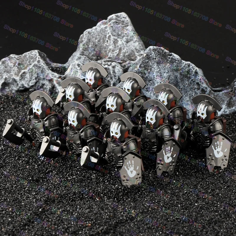 Medieval Knights Building Blocks Warrior Soldiers Crusaders Hospital Teutonic Knight Legion Figures Block Toys Accessories