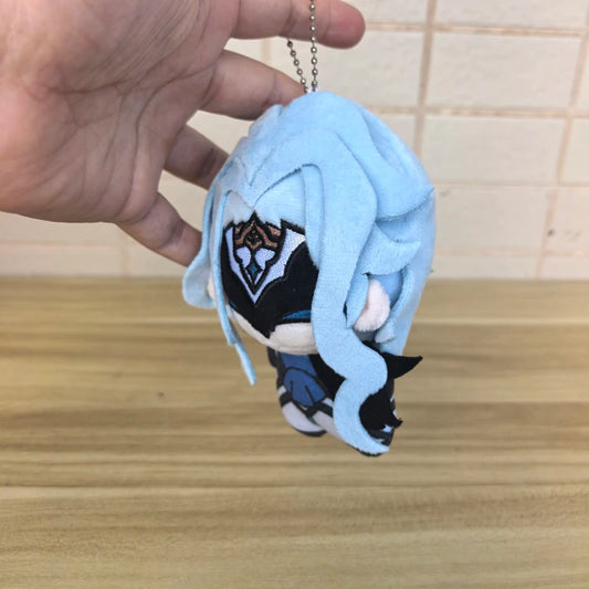 In Stock 12cm Cool Genshin Impact The Doctor‌ Zandik Il Dottore Cartoon Plush Toys Cosplay Cute Anime Game Keychain Plushie Doll