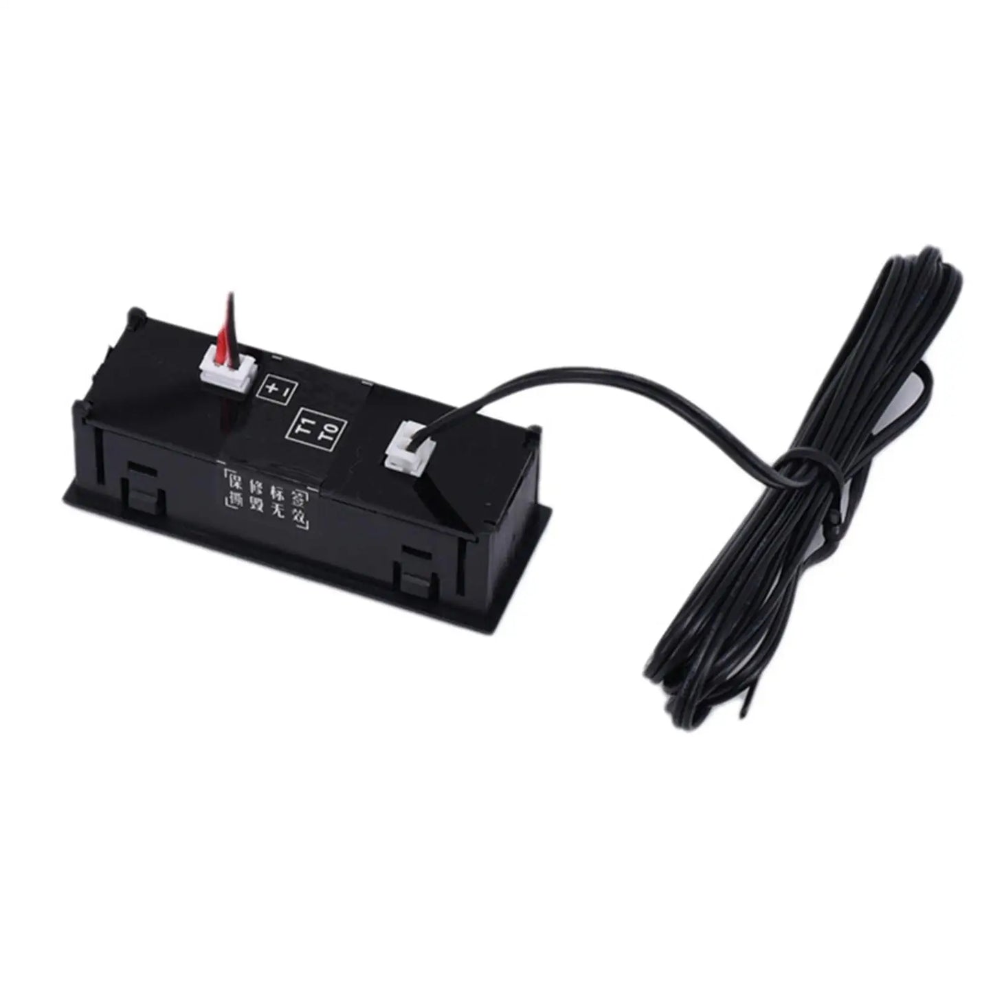 Car Clock Temperature Voltage Monitor Panel Meter Light in Weight Professional Premium 3-In-1 Durable Accessories Multifunction