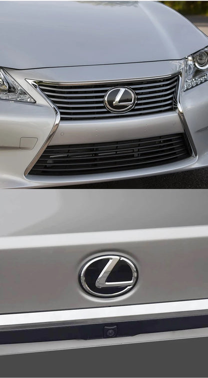 3D Front Grille Emblem Rear Trunk Badge Replacement Sticker for Lexus GS GX IS LS LX NX RX RX270 Ct200h IS250 ES 220D IS300