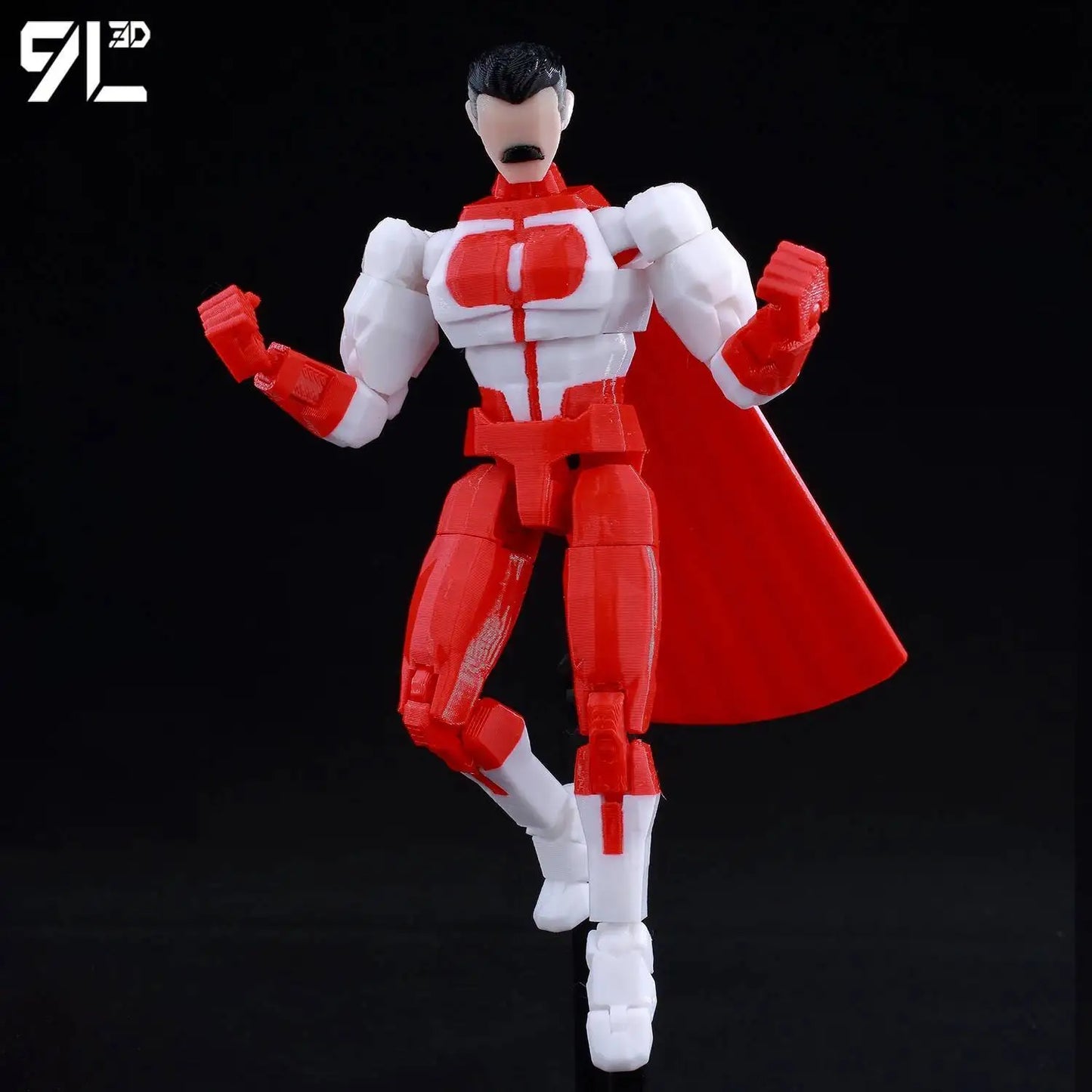 9L3D Printed Superheroes Invincible 2.0 Anime Multi-Jointed Shapeshift Toys Action Figures Mannequin Model Ornaments Gifts