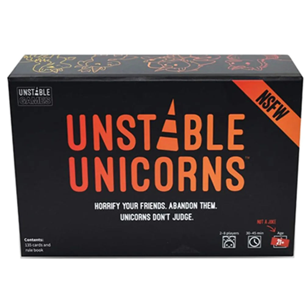 Unstable Games Happy Little Dinosaurs Board Game Funny Unicorns Card Game Family Board Games for 2-4 Players