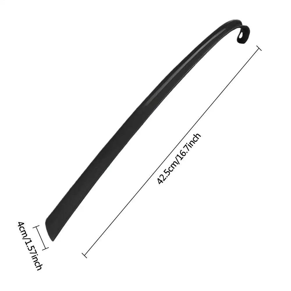 Easy To Use ABS Long Handle Shoes horn Artifact Pull Pumping Shoes Professional Women Men Shoe Horn Shoes Spoon 42.5x4x2.2cm