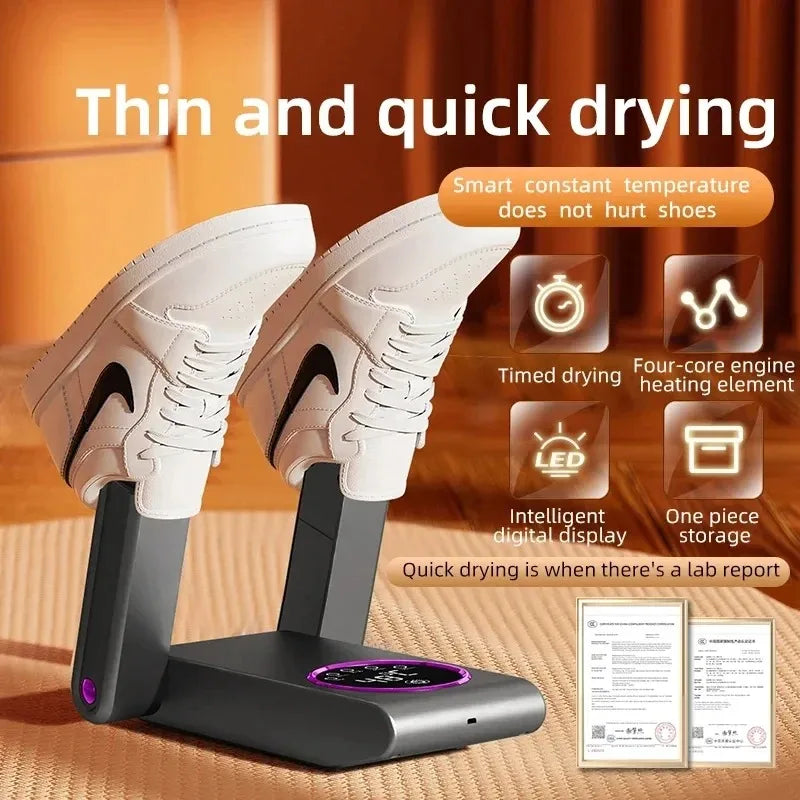 Korean-style electric shoe dryer, dehumidifying, deodorizing, and disinfecting. Home shoe dryer with heating function.