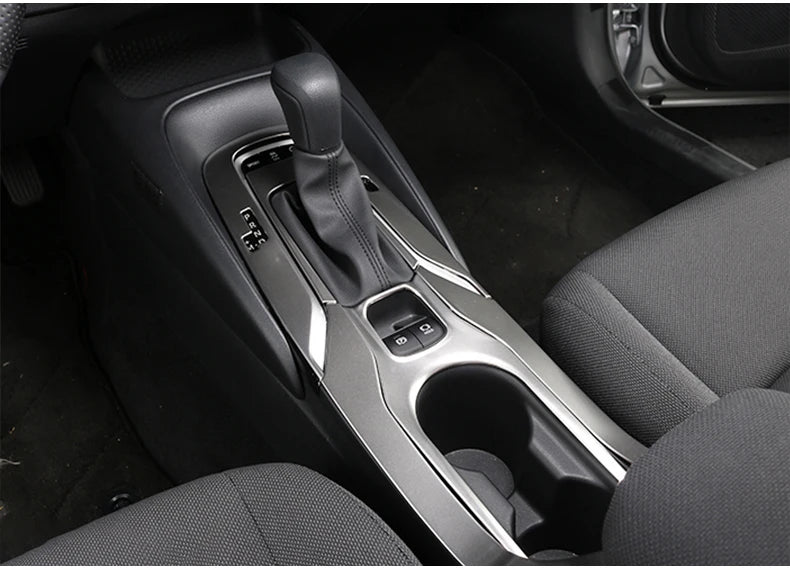 For Toyota Corolla E210 2019 2020 2021 2022 2023 2024 2025 Hybrid Stainless Car Central Console Gear Shift Panel Trim Covers