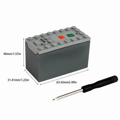 MOC AAA Battery Box 88000 Building Block Power Technical Parts Train Car Compatible with Legoeds