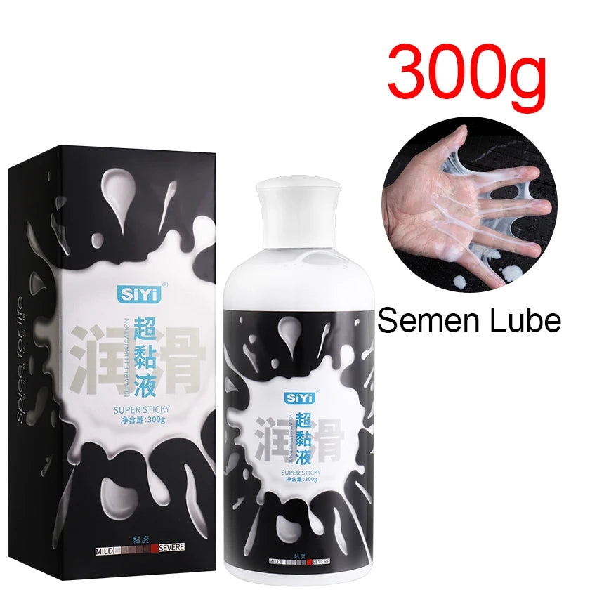 Gay Lubricant For Sex Adult Man Anal Lubrication Semen Cream Lube Water-Based Sperm Gel Women Intimate Sex Game Toys Lubricating