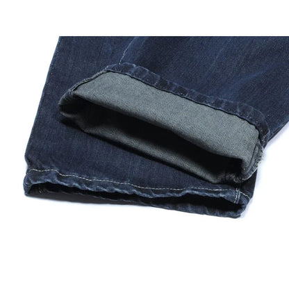 Schinteon Men Demin Pants Baggy Loose Casual Hip Hop Skateboard Streetwear Big Size 46 48 Straight Embroidery Trousers