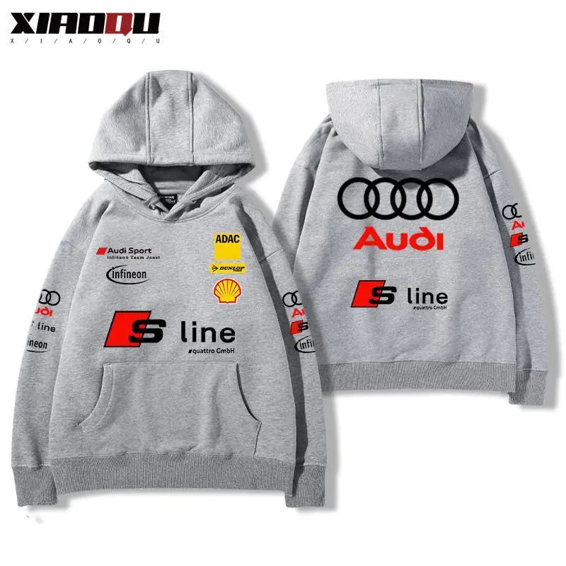 Audi Audi RS Performance Racing Peripheral Hooded Sweater Men's and Women's Tops Versatile Trendy Streetwear