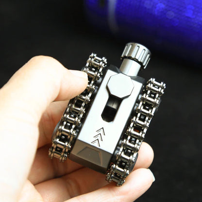 EDC Metal Tank Fingertip Spinner Chain Gear Toy Office Stress Relief Toys Office Stress Relie For Adult Children Giftf Toys