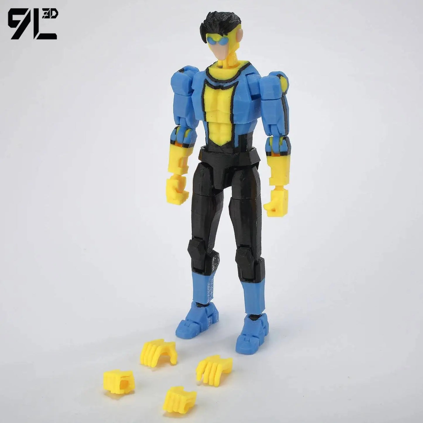 9L3D Printed Invincible Tech Jacket Toys Action Figures Titan13 T13 Dummy 13 Superheroes Multi-Jointed Movable Shapeshift Toys