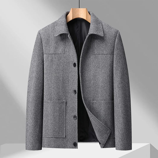 2026 Spring/Summer New Men's Jacket - Anti-wrinkle, Soft, Form-fitting Business Fashion Coat - Suitable for Daily Wearing