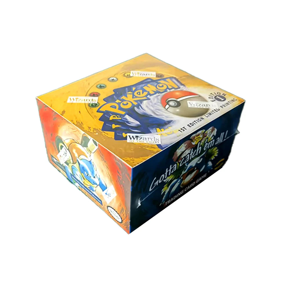Base Set 1st Edition Shadowless Booster Box Pokemon Cards PTCG Proxy Classic Anime Collection Card 1Set 36 Packs 1Pack/11Card