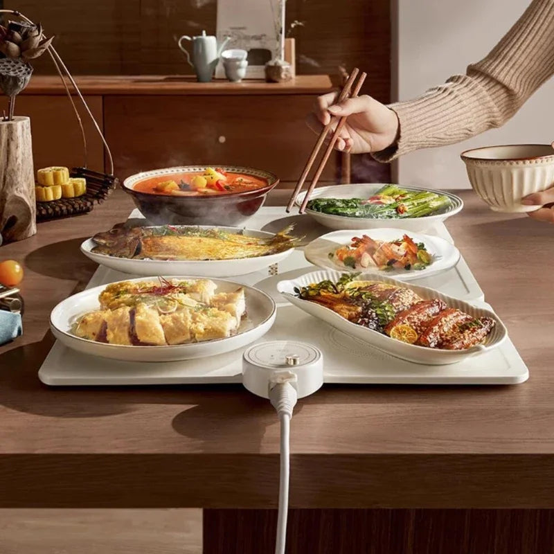 New Warm Dishes Board 220V  2-gear Temperature Control Home Hot Plate Winter Dining Table Insulation Board Mug Warmer кружка