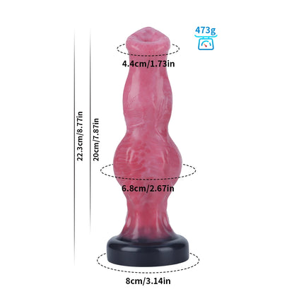 Monster Dildo Dog Dick Knot Anal Plug Animal Penis Masturbator Sex Toy For Men Butt Prostate G-spot Massager Anal Penetration 18