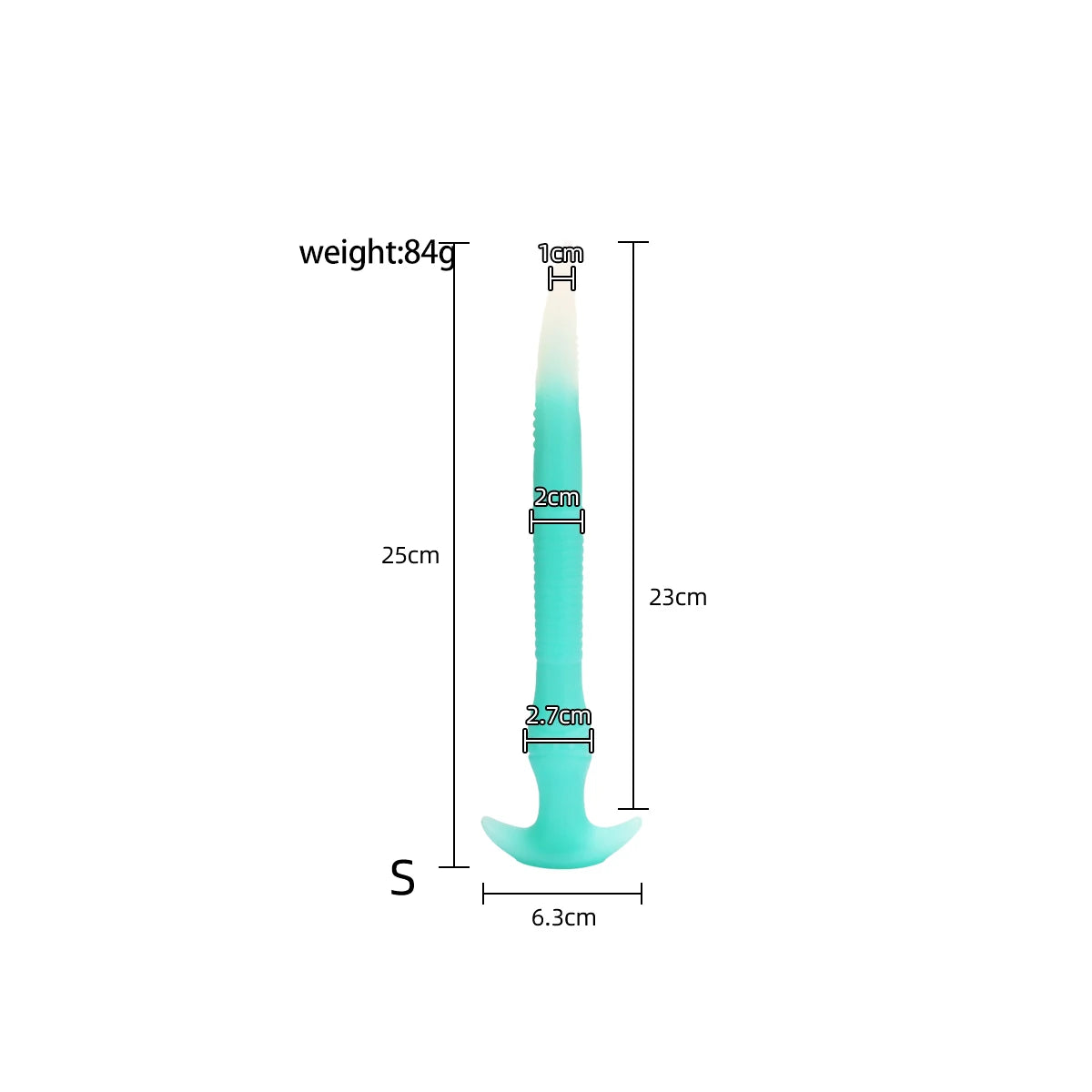 AnalLarge Tentacles Anal Plug Adult Masturbation Toy in Four Sizes, Soft and Safe Liquid Silicone Material, G-spot Anal Stimula