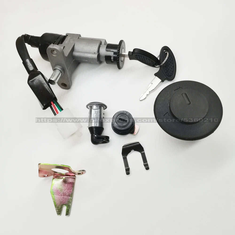 Ignition Key Switch Lock For GY6 50CC 125CC Moped Scooter Quad ATV Go Kart Kymco 50 Linhai Motorcycle TS-GY50