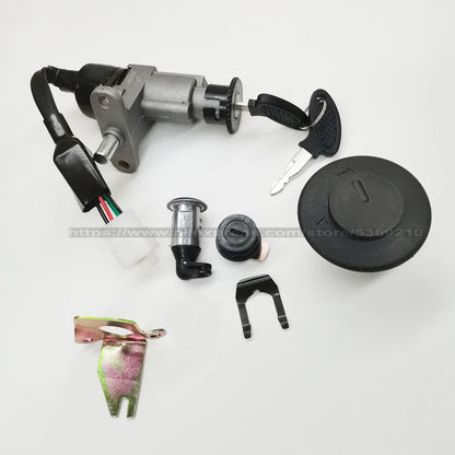 Ignition Key Switch Lock For GY6 50CC 125CC Moped Scooter Quad ATV Go Kart Kymco 50 Linhai Motorcycle TS-GY50