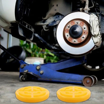 41XA Rubber Lifting Platform Pads Protective Mats Support Pads 4pcs Round Auto Lift Platform Pads for Double Column Lifts