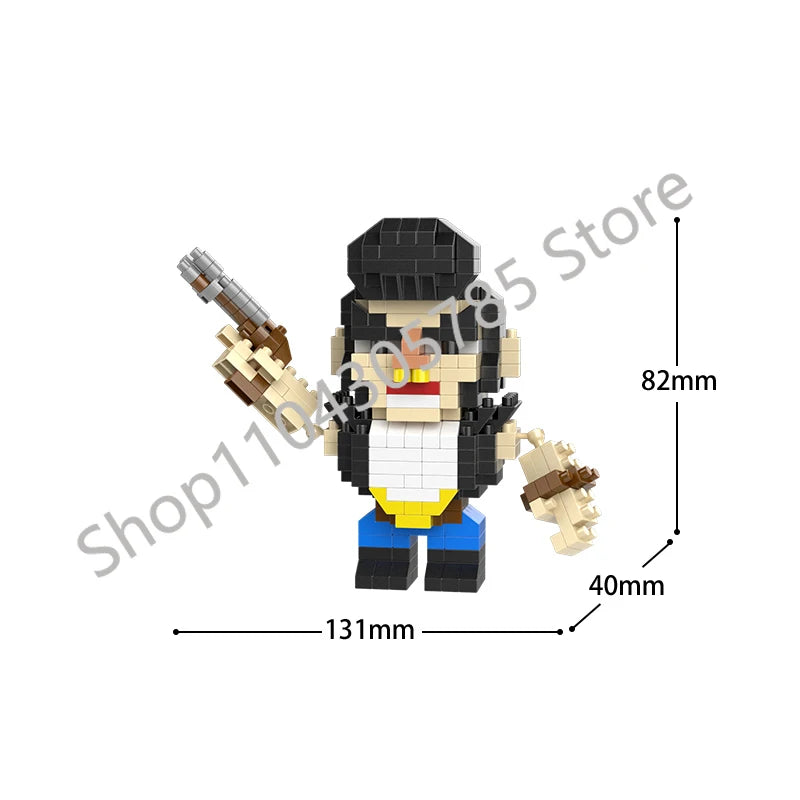 Wilderness Game Brawl Stars Kaze Kenjii Toy Figures Children's Toys Kwazii Peso Penguin Anime Action Figure Children's Toy