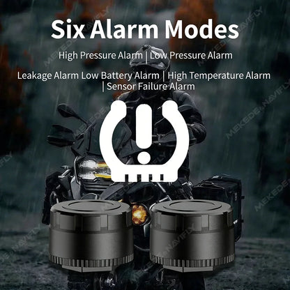 Car TPMS BT 5.4 Tire Pressure Monitoring System Connect Mobile Phone for LOS Android Motorcycle Truck Car Tyre Pressure Sensor
