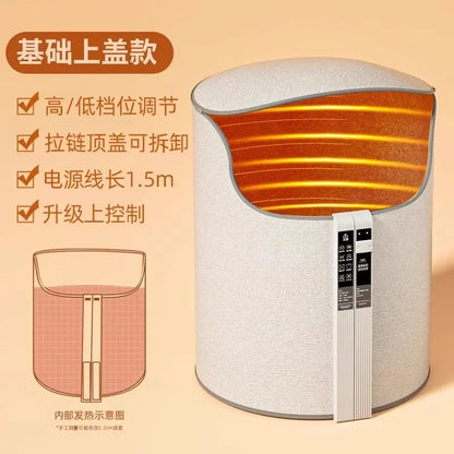 220V Electric Foot Warmer Under Desk Heating Pad for Office Winter Warmth Leg Heating Blanket CDB