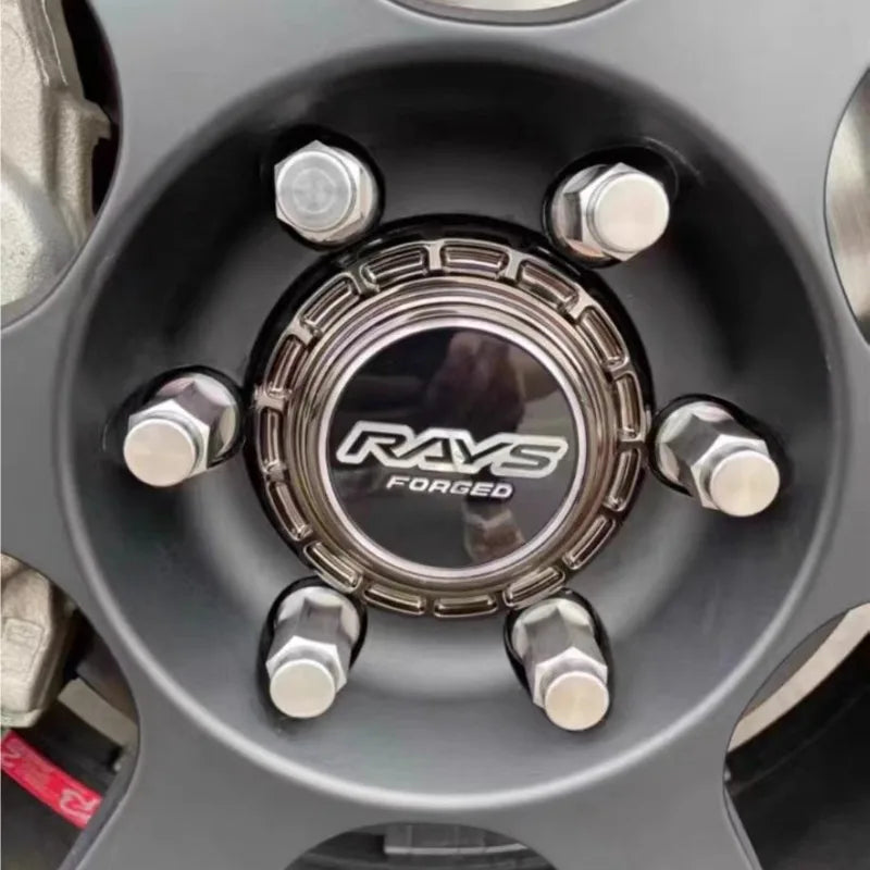 4pcs Off-road Car Wheel Center Caps 112MM 6x139.7 Wheels Hub Cap Hubcaps Dust Cover for RAYS Rims TE37XT Forged  57DRX ALAP-07X