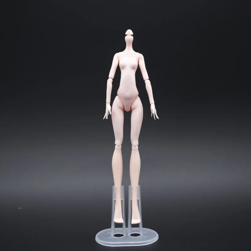 23cm Multi-Joints Movable Doll Figure Body Toy White Green Brown Blue Black Monster Doll Body to Fit Many Heads for Kids