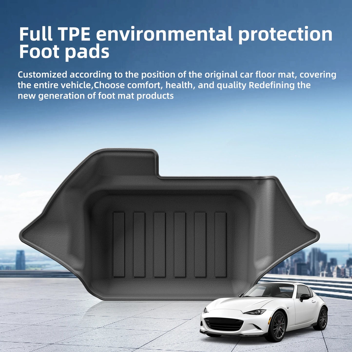 for Mazda MX-5 Miata MX5 Mazda Roadster 2016-2024 Car Trunk Mat Protective Mat Car Interior Accessories Cargo Liner Pad