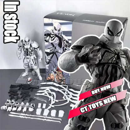 Full Range In Stock Ct Toys Spiderman Mafex 143 Ben Reilly Comic Ver The Amazing Spider-Man 001 Anime Action Figure Toys Gift