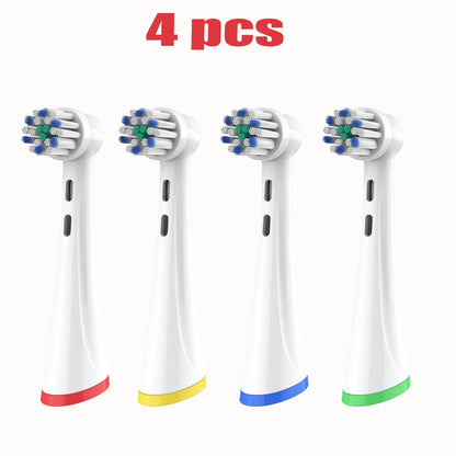 iO Replacement Brush Heads Compatible with Oral B IO 2/3/4/5/6/7/8/9/10 Electric Toothbrush, Cross Clean Toothbrush Head Refill