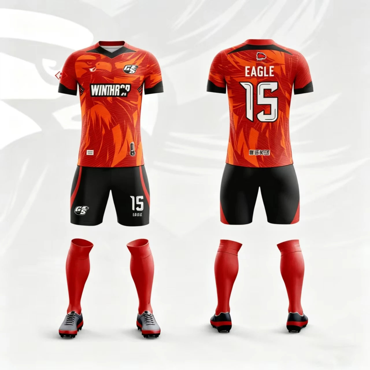 Custom Sublimation Football Jersey Sets Breathable Football Uniform Team Soccer Jersey Set Training Soccer Uniform For Men