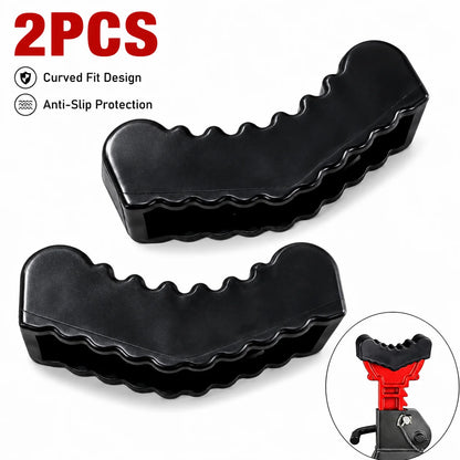Universal Rubber Jack Pad Adapter for Car Lift Stand 2Pcs Slotted Rail Grip Pad Frame Protector Heavy Duty Auto Tool