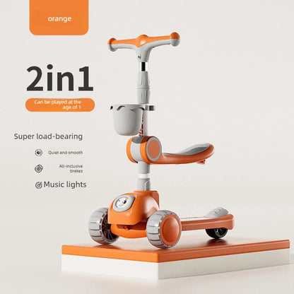 Scooter for children and scooter suitable for boys and girls, ideal for helping children develop their sense of balance
