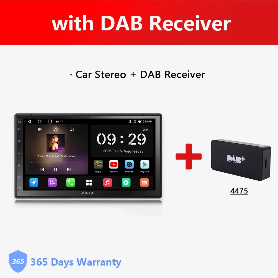 7 inch 2Din Android Car Multimedia Player Carplay Screen Android Auto Bluetooth Radio Double 2 Din Car Stereo A5 A5L Atotozone