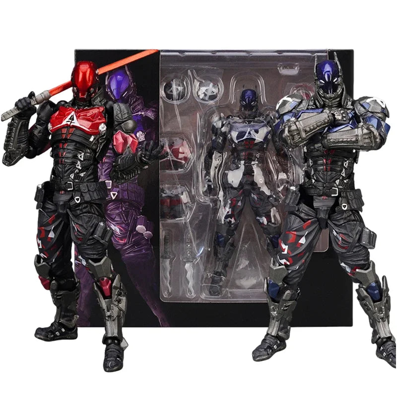 AMAZING YAMAGUCHI Arkham Knight Batman Red Hood Robin Jason Todd Figuarts Game Model Toy Collection Kids Gift