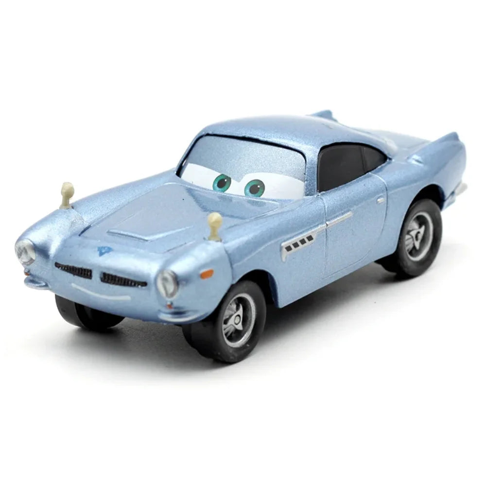 #NEW 53PCS Full-set Pixar Cars Lightning McQueen Fillmore 4-9CM 1：55 Metal Model Racing Car Toy Children's Birthday NEWYEAR Gift