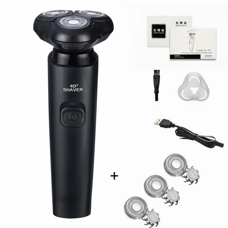 ZOZEN Men Electric Shaver Rechargeable Electric Razor Men Women Body Hair Cutting Shaving Machine Beard Trimmer Wet-Dry Use