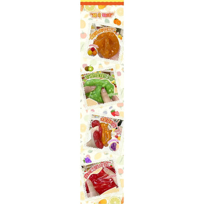 New Product Fruit Smoothie Extrusion Sound Control Series Plastic Decompression Toy Fruit Sugar Smoothie Ball To Relieve Anxiety