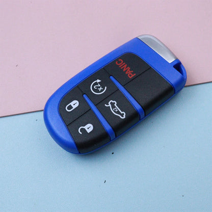Car Key Fob Shell Case Housing for Jeep/Dodge/Chrysler/FIAT 300 500 500L 500X Toro Compass Renegade Charger Challenger Redeye