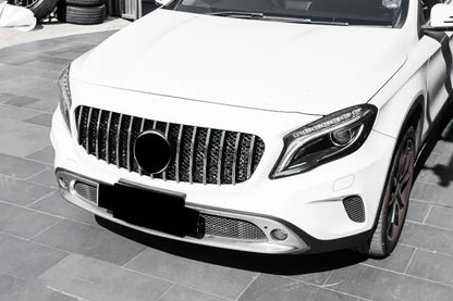 XVIP Chrome Diamonds Style Racing Grille For Mercedes Benz GLA-Class X156 GLA180 GLA200 GLA250 2014-2016 GTR Style Bumper Grille