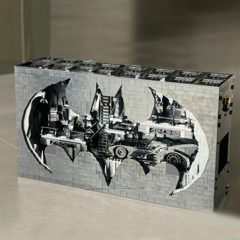 Cheapest 3981Pcs Bat Shadow Box Model Bricks Modular Super Hero Building Blocks Sets Adults Collect Christmas Gifts