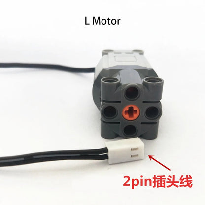 MOC High-Tech Parts M XL L Motor Servo Power Functions Motor Multi Tool PF 8293 8883 Model Building Blocks Compatible With LEGO