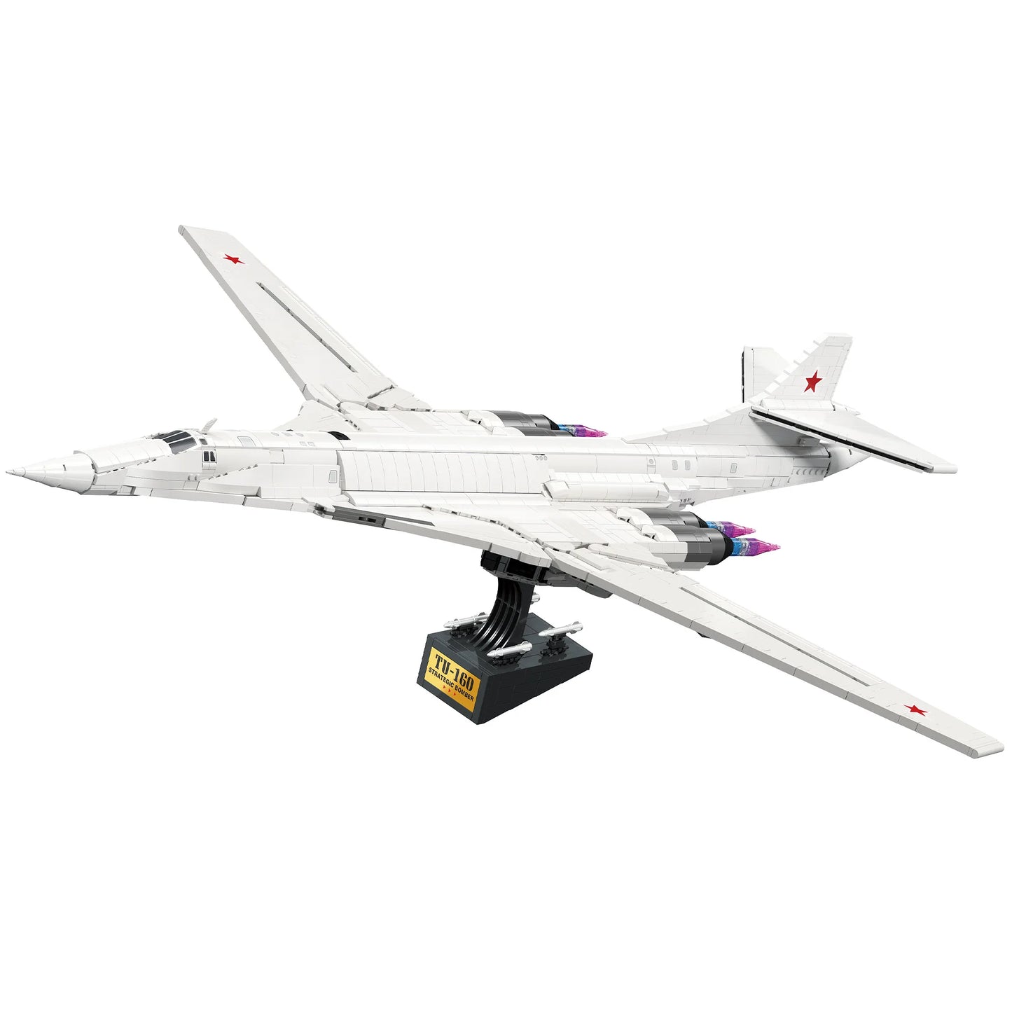 3470PCS Bomber Building Blocks Set with Lights, Model Airplane Desktop Ornament, Educational Toy, Birthday Gift, Holiday Gift