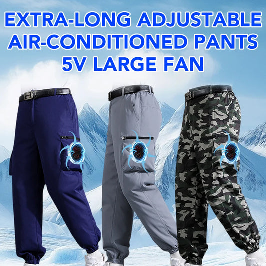 New Summer Air Conditioner Pants Men's High Temperature Work Anti-Sunlight Refrigeration Air Conditioning Pants Outdoor Workwear