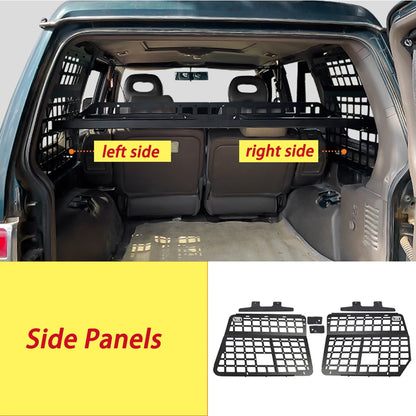 Rear Trunk Cargo Rack Shelf Storage Organizer Hanging Board Molle Panel For Mitsubishi Pajero V21 V31 V33 1991-1999 Car Styling