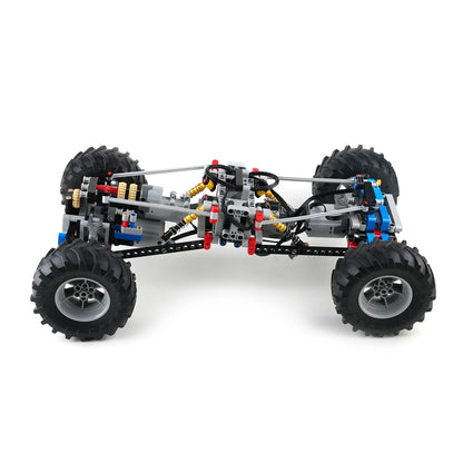 Four-wheel Drive Vehicle Chassis Technology Building Blocks Boys Compatible RC Motor Assembly Car Puzzle MOC Bricks Toys Gifts