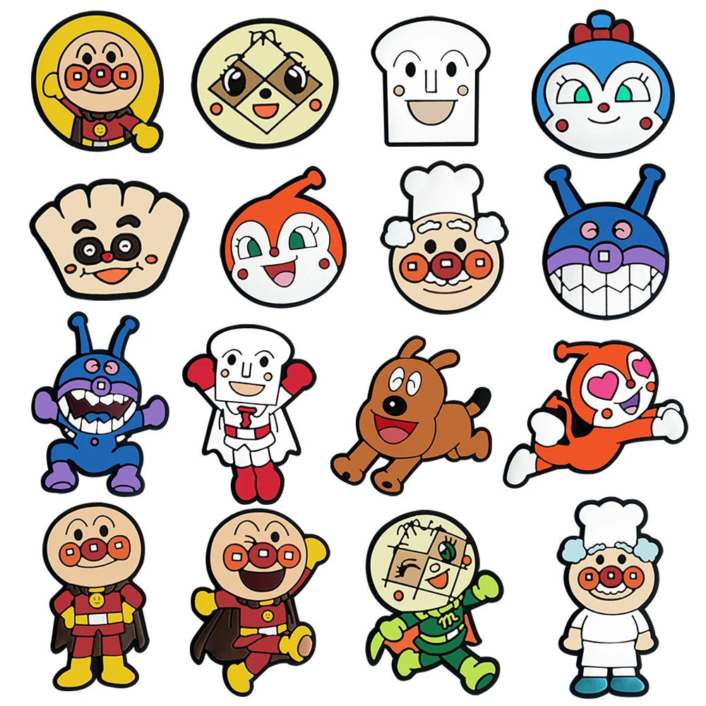 16-100Pcs Cartoon Series Shoe Charms For Slides Clog Sandals Shoe Decoration Accessories Buckle For Kids Christmas Birthday Gift