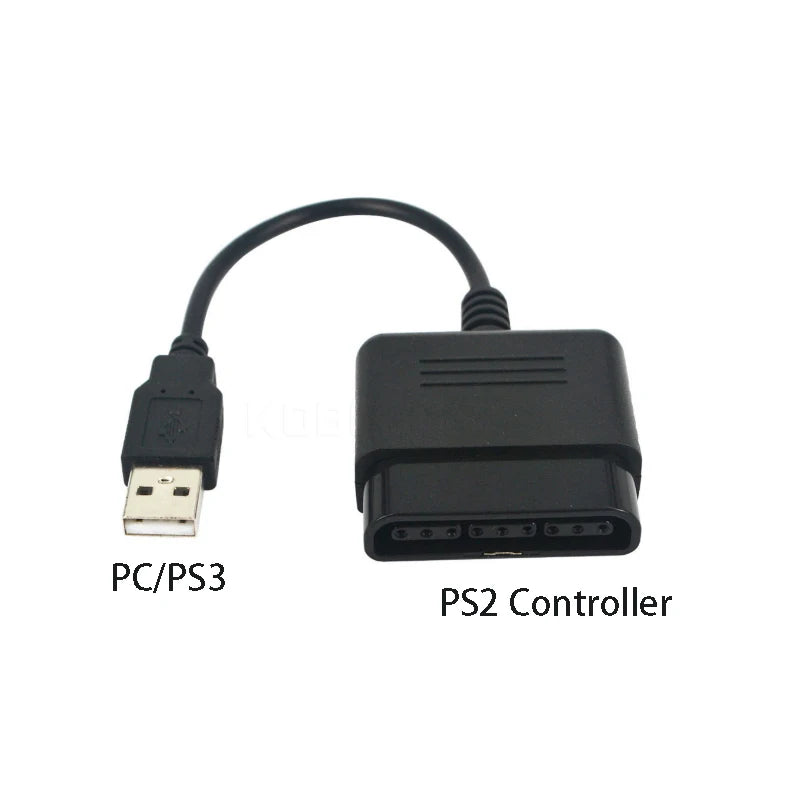 Gamepad Cable for Sony PlayStation PS2 to PS3 Console PC USB Extention Core for Computer Game Player Controller Cable Adapter